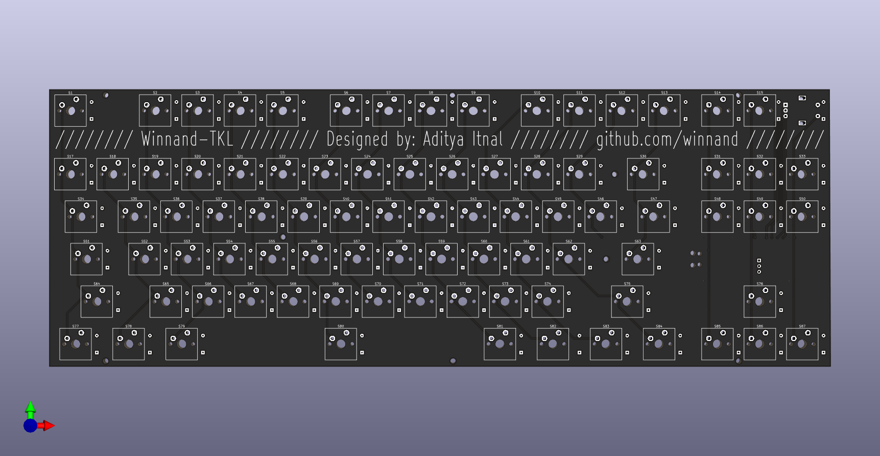 KeyboardPCBFrontBare